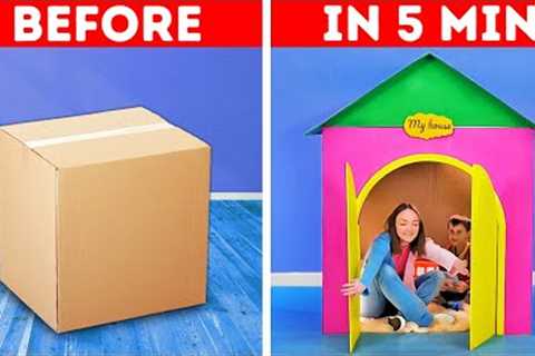 Cool Cardboard Crafts To Make At Home