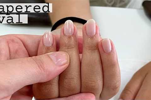 How to Shape Natural Nails- Tapered Oval [EXPLAINED]