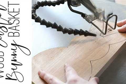 DIY Wood Easter Bunny Basket