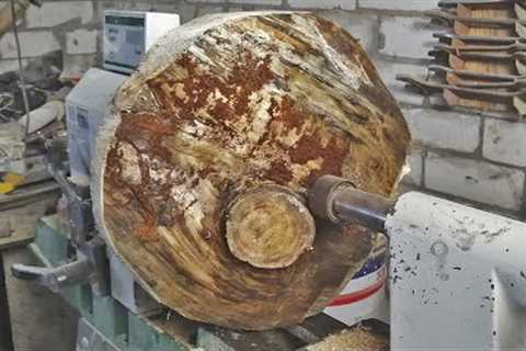 Woodturning - Interesting Project from Pine Firewood