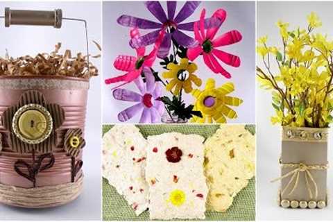 Earth Day Crafts and Decorations using Household Items