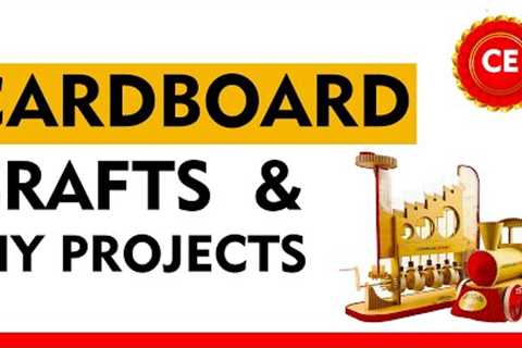 Cardboard crafts ! Tutorials &amp; templates !DIY projects !