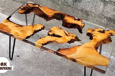 Epoxy Resin Table Art || Wood Projects | DAK Woodworking