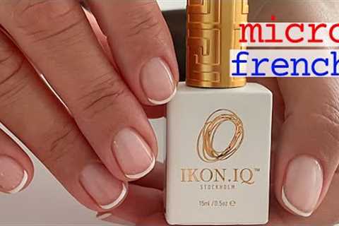 Micro French with Gel polish [IKON.IQ]