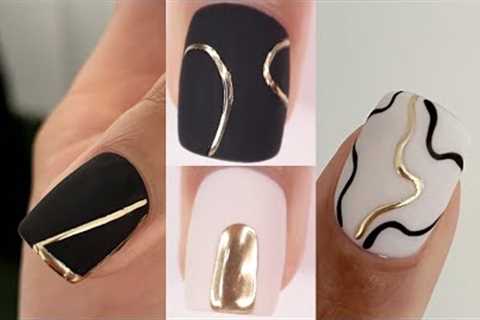 TRENDY NAIL ART DESIGNS | new nail art compilation using gel polish at home | chrome nails