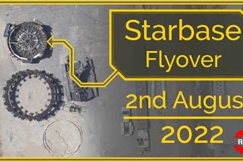 SpaceX Starbase, Tx Flyover (August 02, 2022)