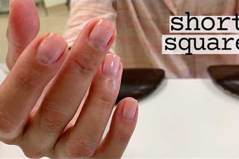 How to Shape Natural Nails - Square &amp; Short