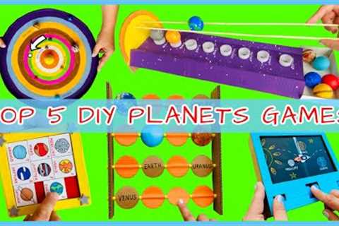 Top 5 DIY Cardboard Planets Games Compilation | 5 Best Simple DIY  Projects with planets for kids