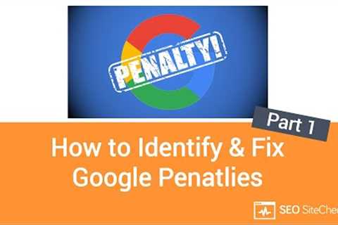 Identifying a Google Penalty