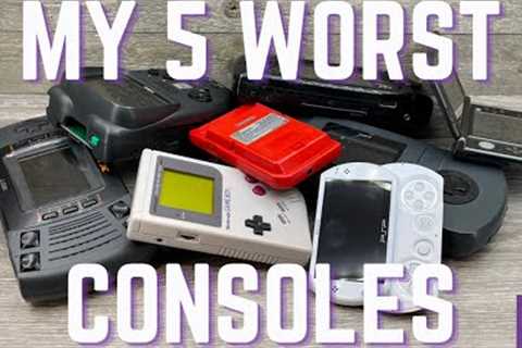 My 5 WORST handheld game Consoles