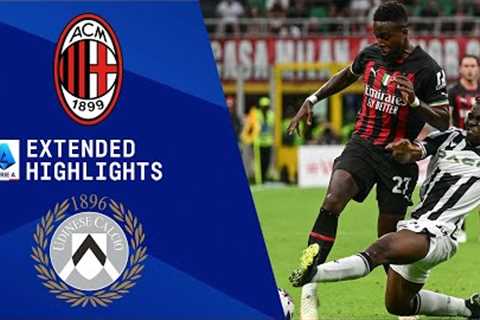AC Milan vs. Udinese: Extended Highlights | Serie A | CBS Sports Golazo