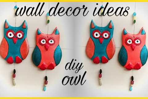diy CARDBOARD CRAFT IDEAS | OWL | WALL HANGING CRAFT WALL DECOR IDEAS 💡#diy #crafts