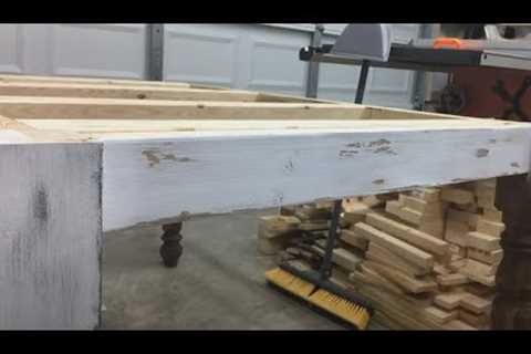 Furniture Antiquing/Distressing: Vaseline Technique
