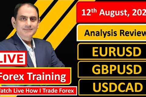 Market Analysis August 12, 2022  | Live Forex Trading &amp; Coaching | Get Funded