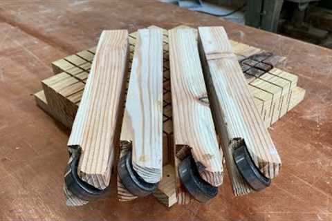 500 Cuts Make The Hardwood Feel Soft // Unique Chair Ideas You've Never Seen
