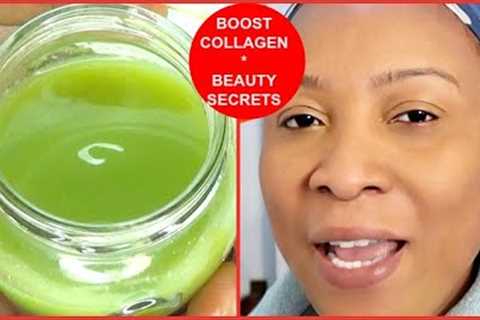 APPLY THIS ANTI - AGING COLLAGEN BOOSTING WATER TO FACE, REDUCE WRINKLES, HYDRATES + GLOWING SKIN