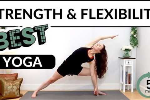 Best Yoga for Strength and Flexibility 💪 (5 Minute Yoga Stretch)