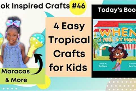 Book Inspired Crafts #46| Maracas, House Craft, Mango Trees|2&amp;UP| HOUSEHOLD ITEMS| Activity..