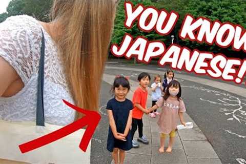 How do Japanese Kids React to Foreigners?