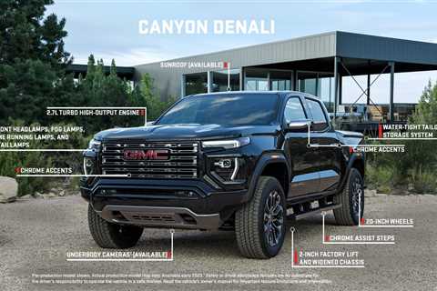 2023 GMC Canyon Debuts With Rugged AT4X Trim, Advanced Safety Features, Underbody Cameras &amp; More