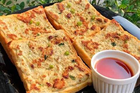 Quick and Easy Snack Recipe in 5 mins | Teatime Snack |Bread Snack Recipe| Instant Breakfast Recipe