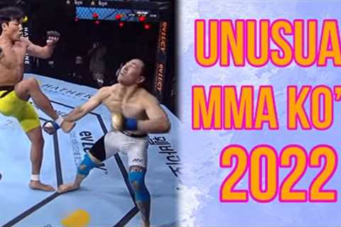 The MOST UNUSUAL Knockouts in MMA 2022