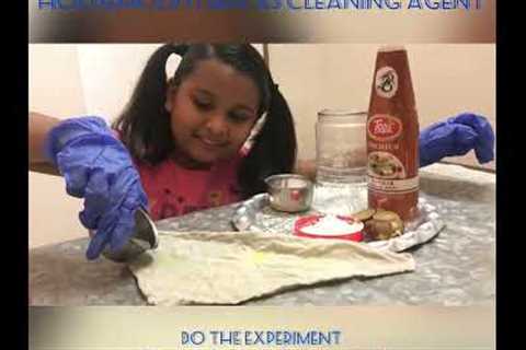 Le Panache-Little Scientist @Work | Household items as cleaning agents | Science Experiment for Kids