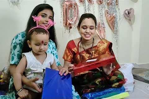 Sanu ke Birthday Gifts 🎁🎁 Unboxing @Mr &amp; Mrs Sen JayshriRohan vlogs