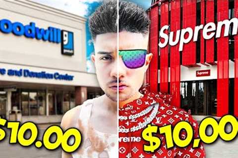 $10,000 VS $10 Hypebeast Shopping