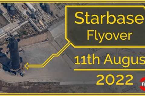SpaceX Starbase, Tx Flyover (August 11)