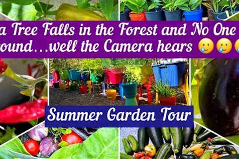 Growing TONS Garden Tour, Composting System, Compost in Place Container Gardening Vegetables