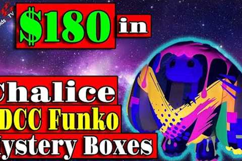 $180 in Chalice Collectibles SDCC Funko Pop Mystery Box! We missed SDCC so we got these! And CHOMPS!