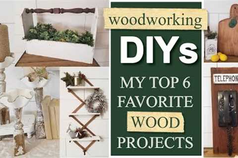 Woodworking DIYs • My Top 6 Favorite Wood Projects • Spindle Box • Breadboard • Simple Bench &amp;..