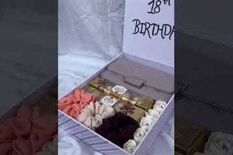 Unboxing gift 🎁 / gift for girl friend or best female friends❣️#craft #gift #giftbox #giftboxcard