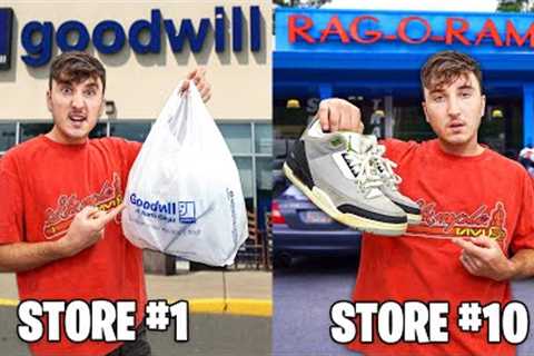 I Bought The Most HYPE Sneaker At Every Thrift Store In My City