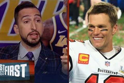 FIRST THINGS FIRST | Tom Brady takes 8th ring with Buccaneers scary lineup Nick Wright bold claims