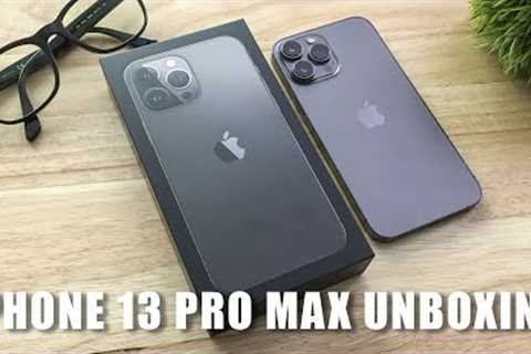 iPhone 13 Pro Max Graphite 256GB - Unboxing + Accessories + Setup + ASMR