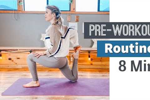 Pre-Workout Yoga Stretches - 8 Min Warm Up Routine Before Exercising - Yoga With Yana