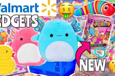 I BOUGHT EVERY FIDGET, RARE POP IT &amp; SQUISHMALLOW AT WALMART! 🤑 No Budget Fidget Shopping..