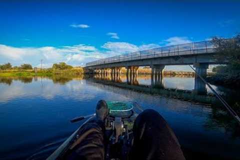 Topwater in August - California Delta Kayak Bass Fishing