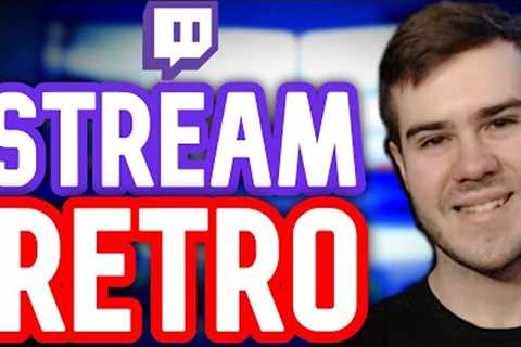 HOW TO STREAM &amp; RECORD RETRO GAMES 2021 (EASY TWITCH YOUTUBE RETRO GAMING)