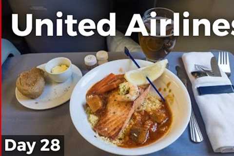 United Airlines Review - Business Class from Lisbon to New York City (and NYC Pizza)