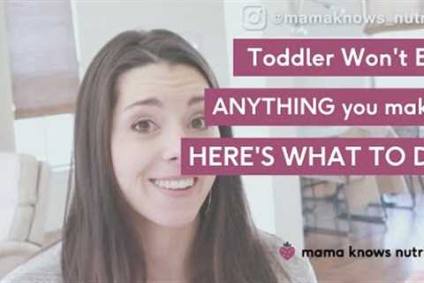Toddler Won't Eat Anything You Make? Here's what to do