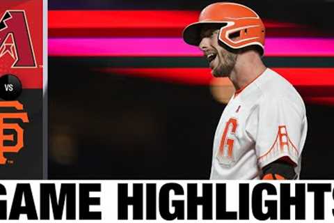 D-backs vs. Giants Game Highlights (8/16/22) | MLB Highlights
