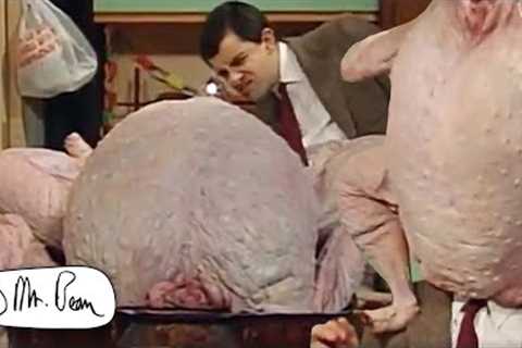 Preparing For A THANKSGIVING Meal THE BEAN WAY | Mr Bean Funny Clips | Mr Bean Official