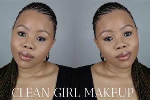 CLEAN GIRL MAKEUP TUTORIAL| Beginner makeup tutorial in SESOTHO | Phaello Tshabalala