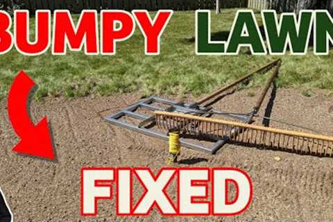 How to ACTUALLY level a lawn
