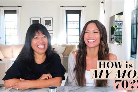 I got my mom to spill her anti-aging secrets! HOW IS SHE 70??