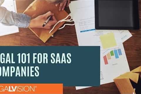Legal 101 for SaaS Companies | Software as a Service Business Contracts | LegalVision