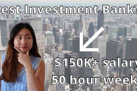 Secret to an Investment Banking Job with High Pay and Great Work Life Balance